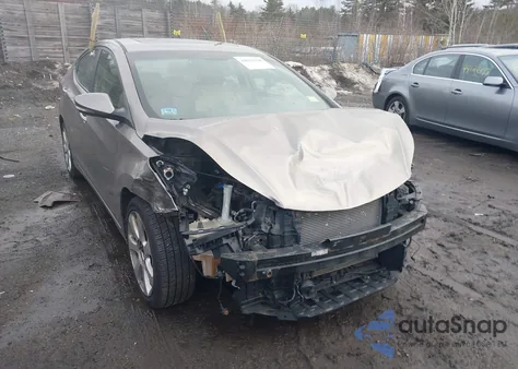 2013 Hyundai Elantra Limited из США, поврежденный, VIN 5NPDH4AE9DH441128